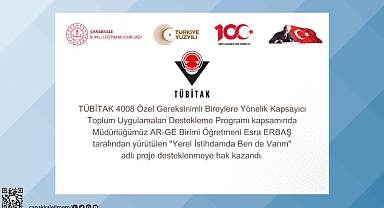"Yerel İstihdamda Ben de Varım" projesine TÜBİTAK 4008 desteği!