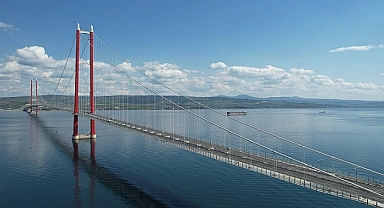 1915 Çanakkale Köprüsünde çalışma