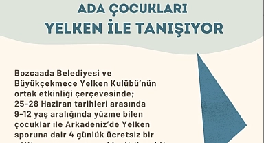 Ada çocukları yelken ile tanışıyor!