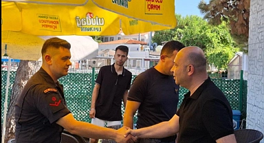 Başkan Göztepe’den komutanlara ziyaret