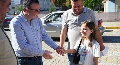 Başkan Şen sınav heyecanına ortak oldu