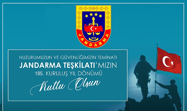 Bayramiç Belediyesi'nden Jandarma Teşkilatı'na 185. yıl kutlaması