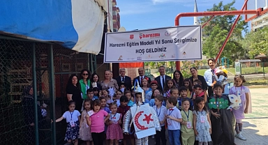 Bekir Abacı, 75. Yıl Cumhuriyet İlkokulu'nda sergi açılışına katıldı