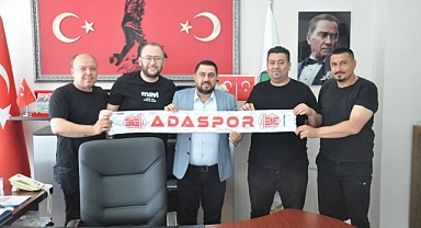 Biga Adaspor, Gümüşçay Belediye Başkanı Hasan Kırım'a teşekkür etti