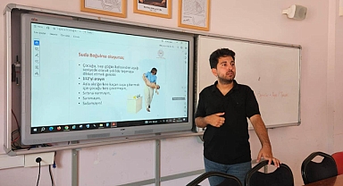 Biga İlçe Sağlık Müdürlüğü'nden öğretmenlere kronik hastalıklar ve ev kazaları farkındalık eğitimi