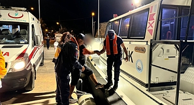 Bozcaada’da tıbbi tahliye