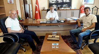 Çal Köyü Muhtarı’ndan Başkan Ertuğrul’a ziyaret