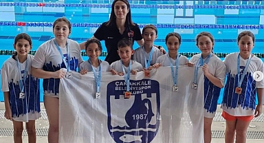 Çanakkale Belediyespor yüzücülerinden başarılar