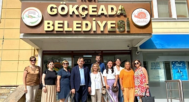Çanakkale CHP Kadın Kolları'ndan Gökçeada ziyareti