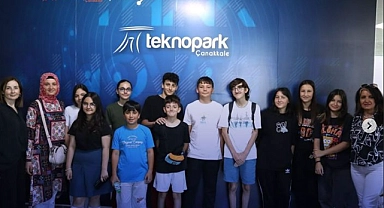 Çanakkale Cumhuriyet Ortaokulu öğrencilerinden Teknopark’a ziyaret