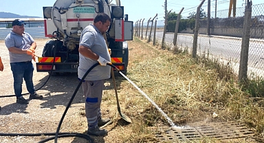 Çanakkale'de kurban kesim alanı bayrama hazırlanıyor