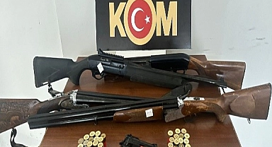 Çanakkale'de silah ticareti operasyonunda 13 şüpheli gözaltına alındı