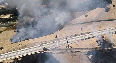 Çanakkale Gökçalı'da yangın kontrol altına alındı