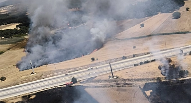 Çanakkale Gökçalı'da yangın kontrol altına alındı