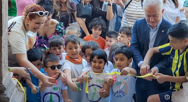 Çizgi Maya Resim Heykel Sergisi açıldı