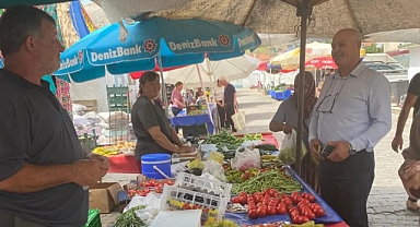 Eceabat Belediyesi'nden pazarcılar ve esnaflara ziyaret