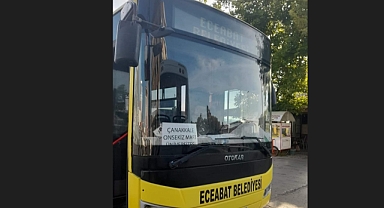 Eceabat Belediyesi’nden sınav hizmeti