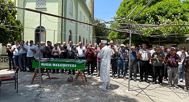 Erdinç Dolu, Sabriye Armutçu'nun cenaze törenine katıldı