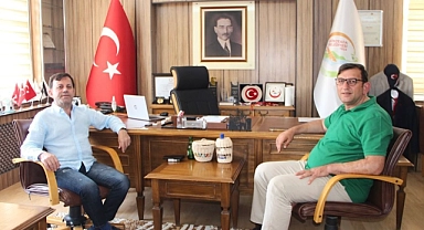 Eski Başkan Atalay’dan Yeni Başkan Atalay’a ziyaret