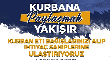 Gelibolu Belediyesi'nden kurban eti bağışı kampanyası