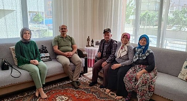 Gelibolu Kaymakamı Bekir Abacı, gazi ailelerini ziyaret etti