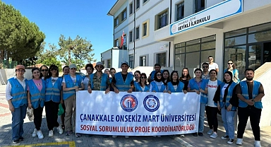 Geyikli İlkokulu ‘’renkleniyor’’