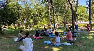 Halk Bahçesi’nde Yoga etkinliği