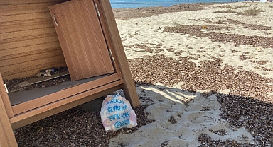 Kabatepe’de deniz manzaralı çöplük