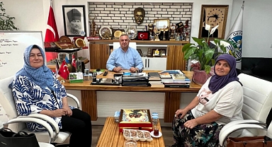 Kadın Kooperatifinden Başkan Oruçoğlu'na ziyaret