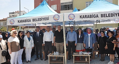 Karabiga Belediyesi Dikiş ve El Sanatları sergisi açıldı