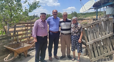 Kaymakam Bekir Abacı, gazi ailelerini ziyaret etti