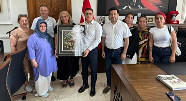 Kaymakama teşekkür ziyareti