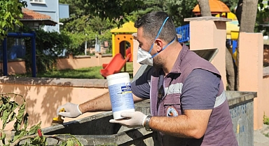 Kepez'de karasineklere karşı mücadele