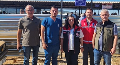 Kurban kesim yerleri denetlendi