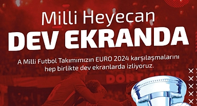 Milli maç dev ekranda