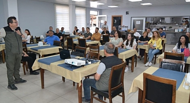 Orman yangınları ile mücadele eğitimi verildi