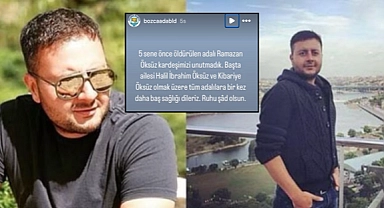 Ramazan Öksüz unutulmadı