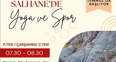 Salhane'de "Yoga ve Spor" etkinliği başlıyor