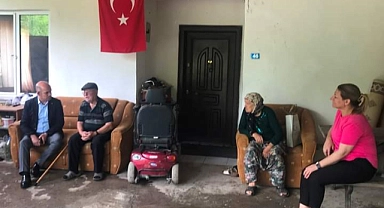 Şehit aileleri ve gazilere bayram ziyareti
