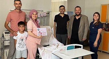 Yeni doğan bebeklere yenidoğan sertifikası verildi