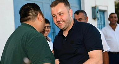 Yüksel, Ramazan Hazar ve Zeki Çakır ailelerinin nişan cemiyetine katıldı
