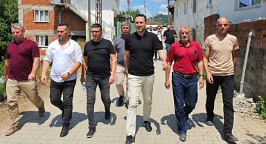 AK Parti heyeti Yolindi Köyünde