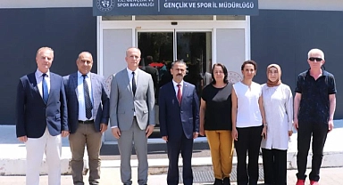 Aktaş'tan Çanakkale Gençlik ve Spor İl Müdürlüğü'ne veda ziyareti