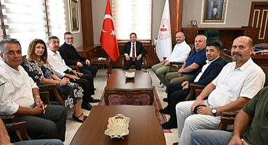 Alper Şen ve Meclis Üyelerinden Kaymakam Ercan Kayabaşı’na hayırlı olsun ziyareti