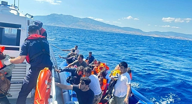 Ayvacık açıklarında düzensiz göçmenler için operasyon