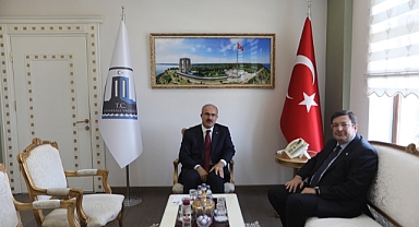 Başkan Erkek'ten Vali Toraman'a hayırlı olsun ziyareti