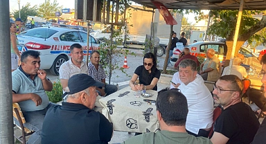 Başkan Ertuğrul yangın bölgesinde