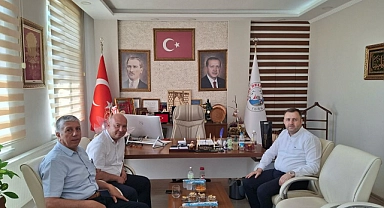 Başkan Göztepe ve Başkan Yüksel buluştu
