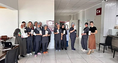 Biga İlçe Sağlık Müdürlüğü'nden eğitim ve bilgilendirme
