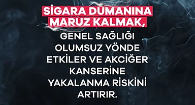 Biga İlçe Sağlık Müdürlüğü'nden sigara ve sigara dumanı uyarısı